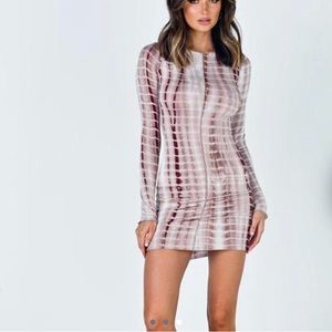 Princess Polly Joani Tie Dye Mini Dress NWT!